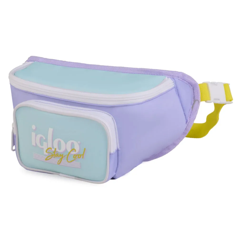 00063078-Igloo - Retro Fanny Pack Cooler Bag  - Lilac
