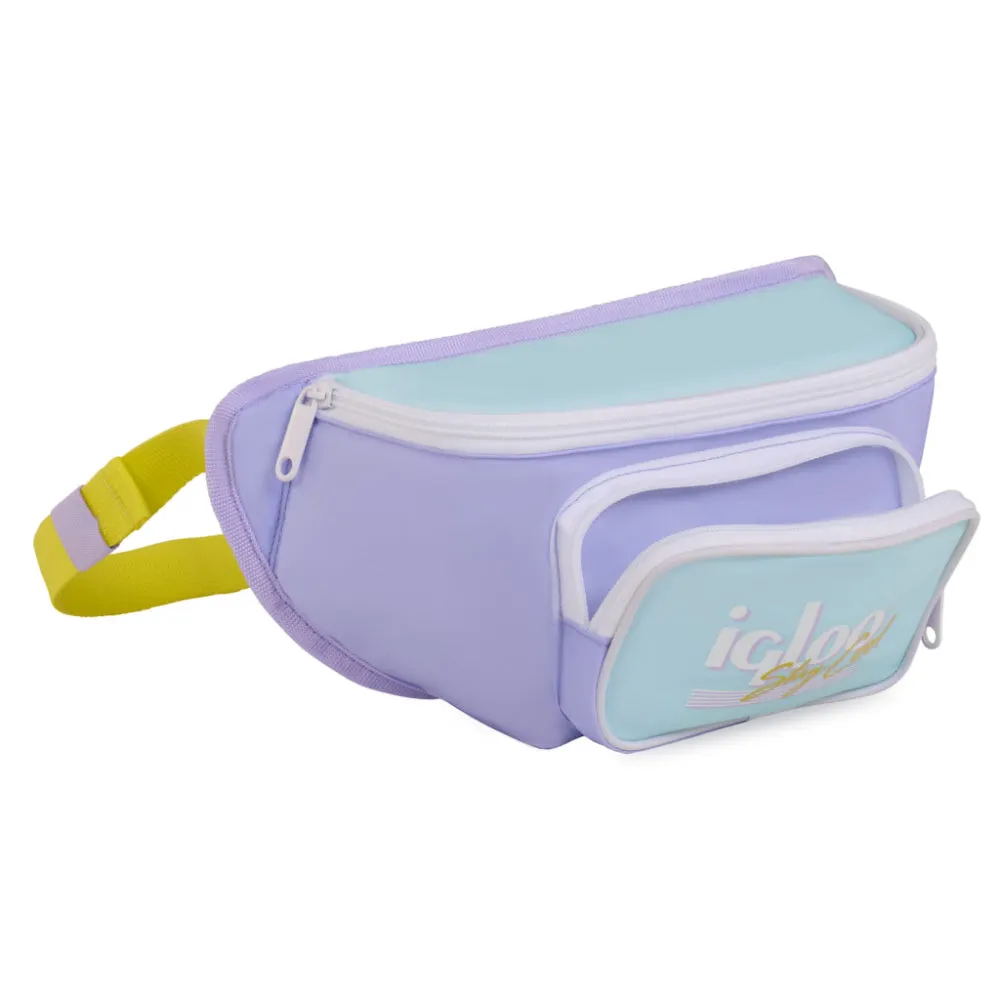 00063078-Igloo - Retro Fanny Pack Cooler Bag  - Lilac