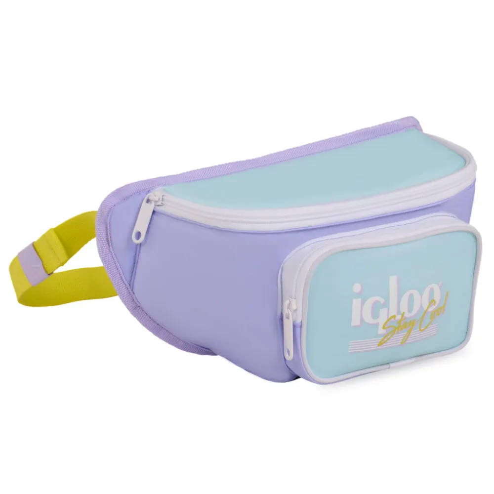 00063078-Igloo - Retro Fanny Pack Cooler Bag  - Lilac