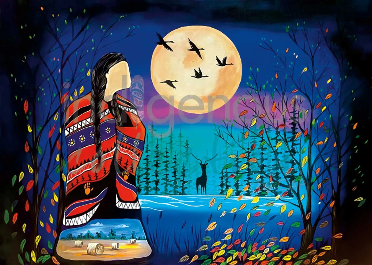 12 Moons Art Cards - a card for every month! - by Indigenous Artist Jessica Somers