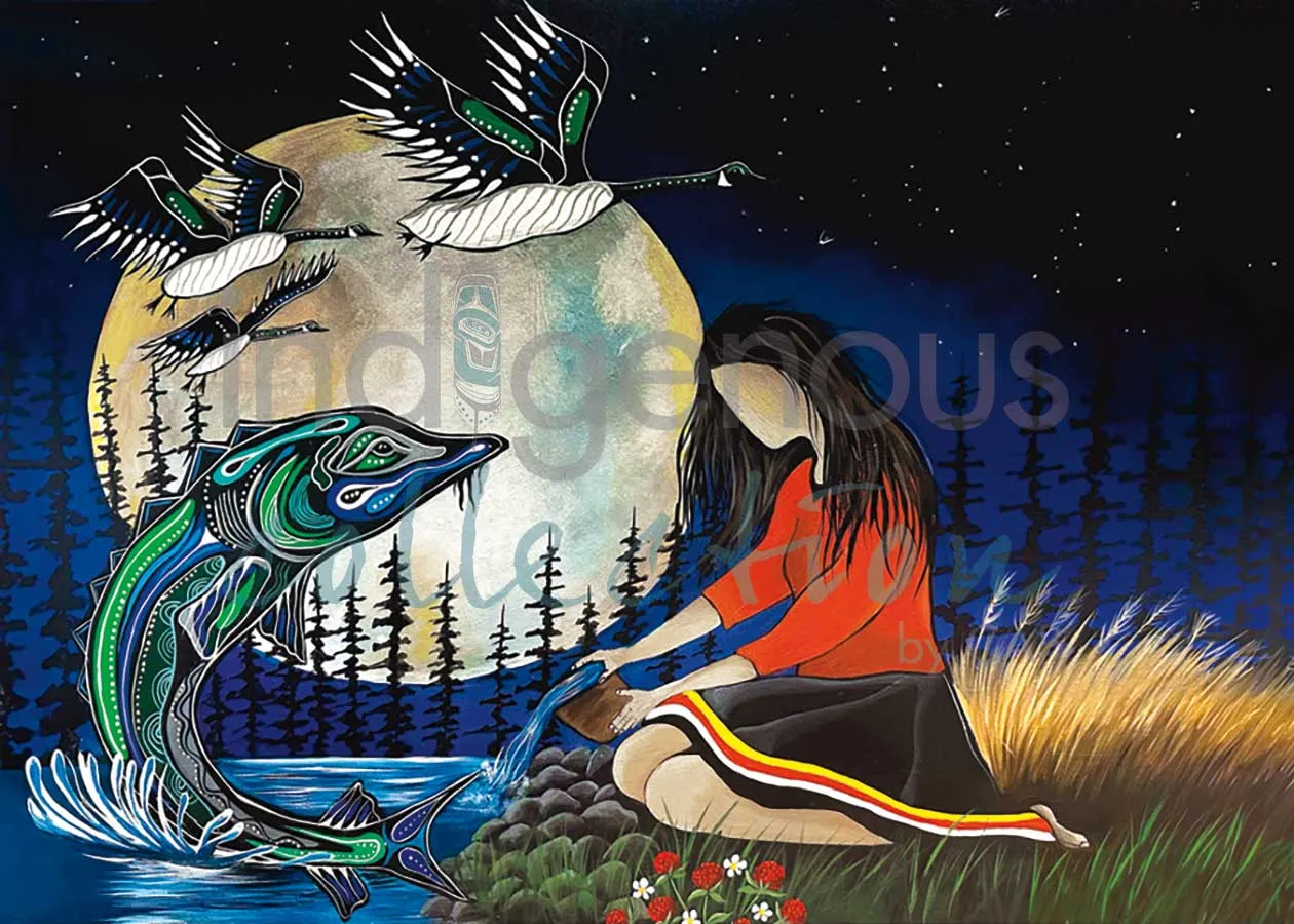 12 Moons Art Cards - a card for every month! - by Indigenous Artist Jessica Somers