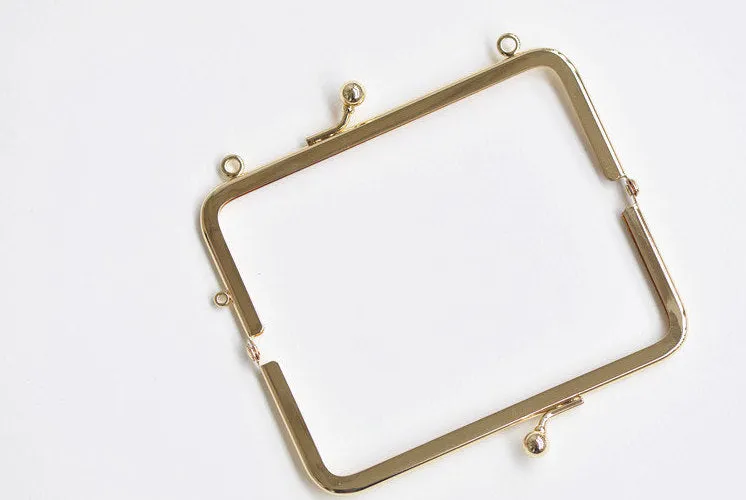 12.5cm Purse Frame Bag Hanger Wedding Bag Glue-In Style Silver And Gold