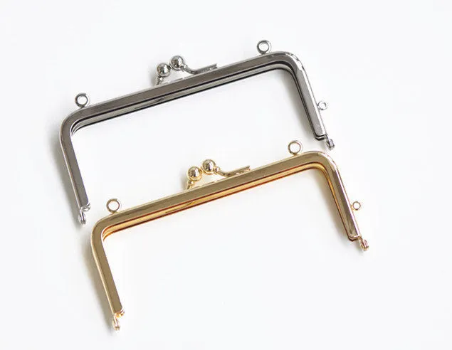 12.5cm Purse Frame Bag Hanger Wedding Bag Glue-In Style Silver And Gold