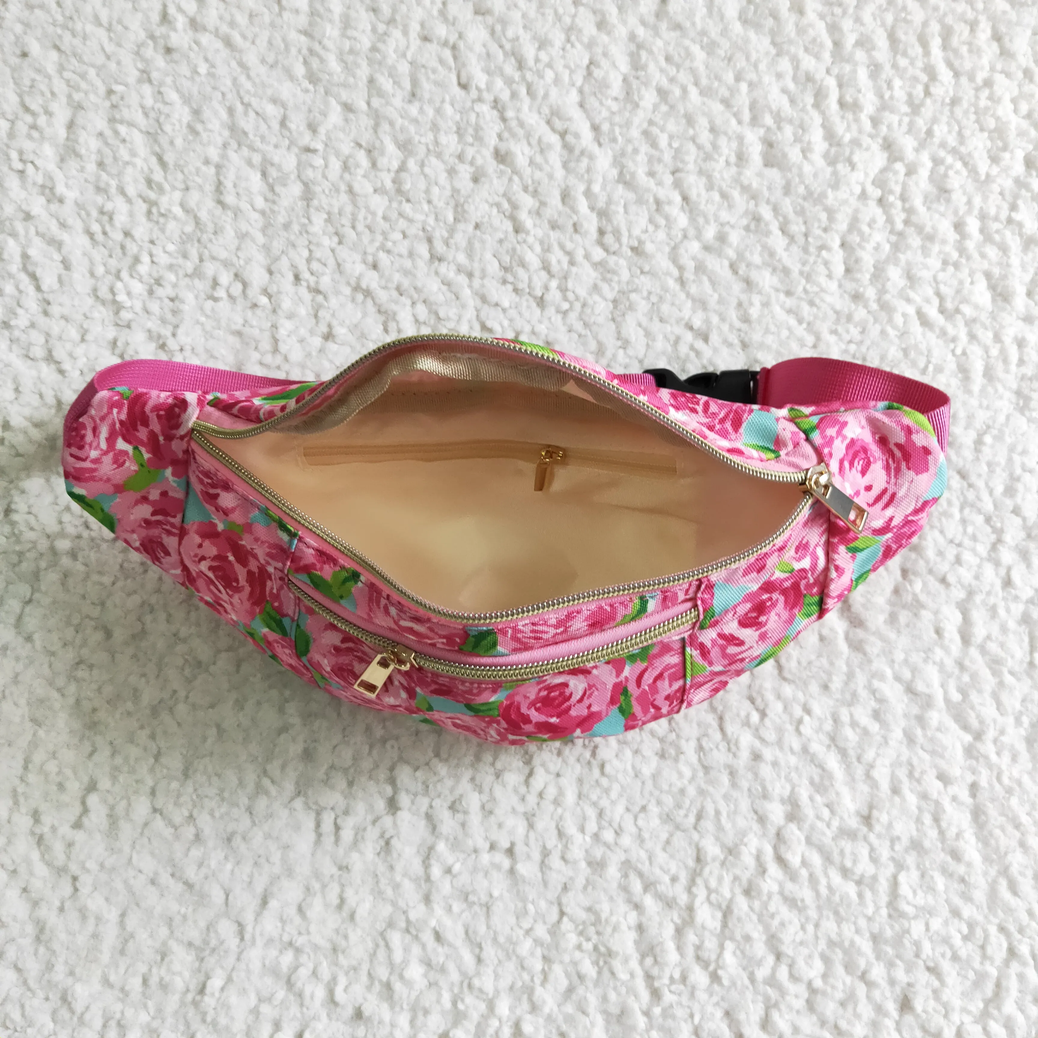 13*5.7*3 inches Waist Bag purple mouse castle floral bag RTS 0914