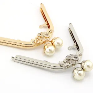 18cm (7") Metal Purse Frame Handle Purse Frame Gold/Silver Pick Color
