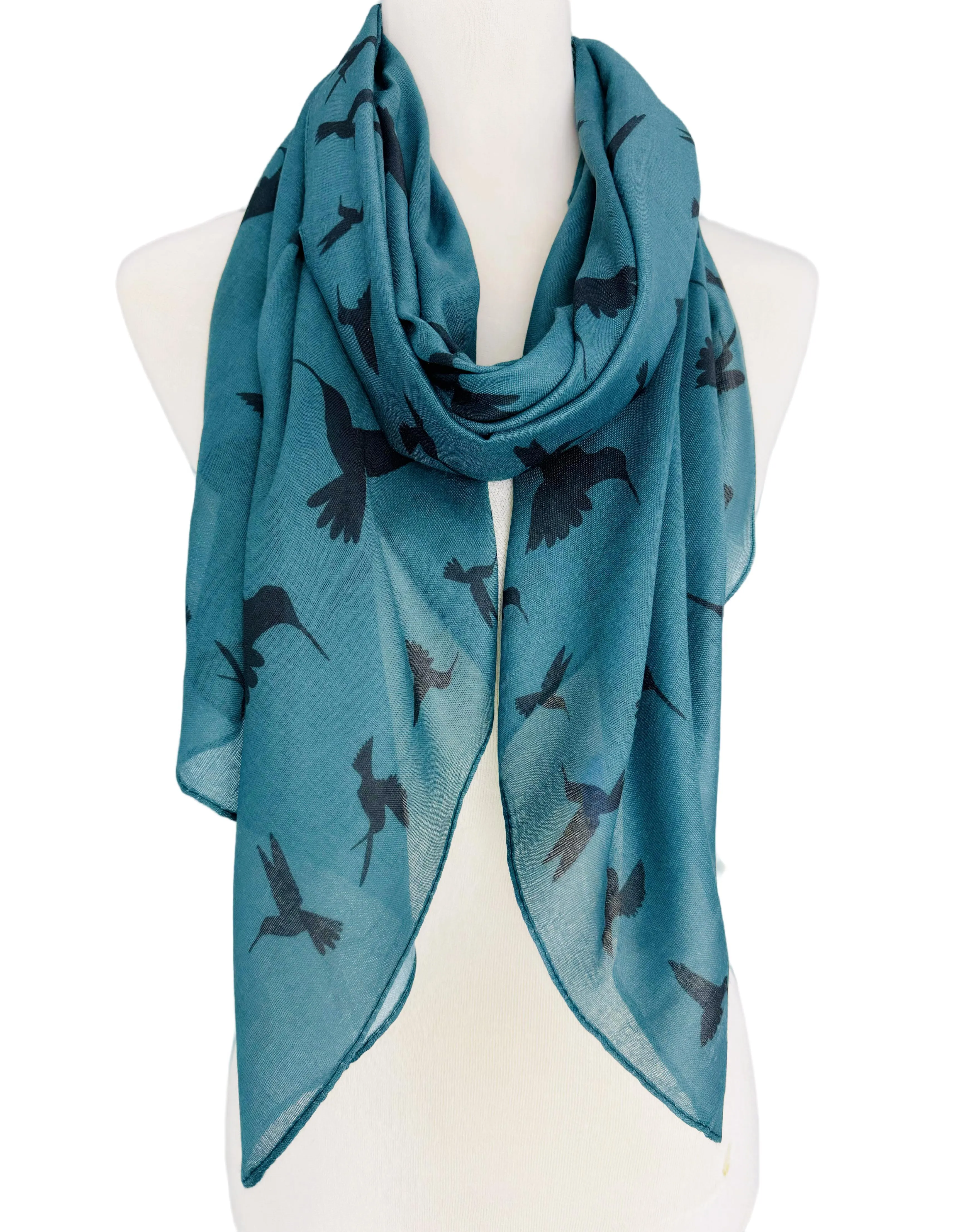 2 Colors--JC022867 Hummingbird Scarf
