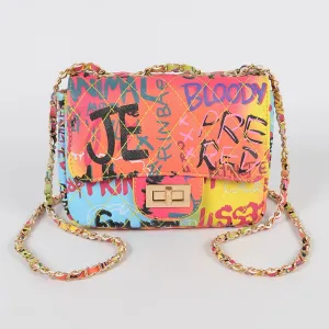 3AM Graffiti Clutch Purse