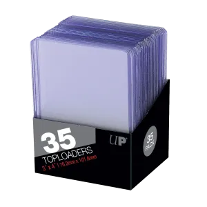 3" x 4" Clear Regular Toploaders (35ct) for Standard Size Cards