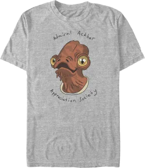 Admiral Ackbar Appreciation Day Star Wars T-Shirt