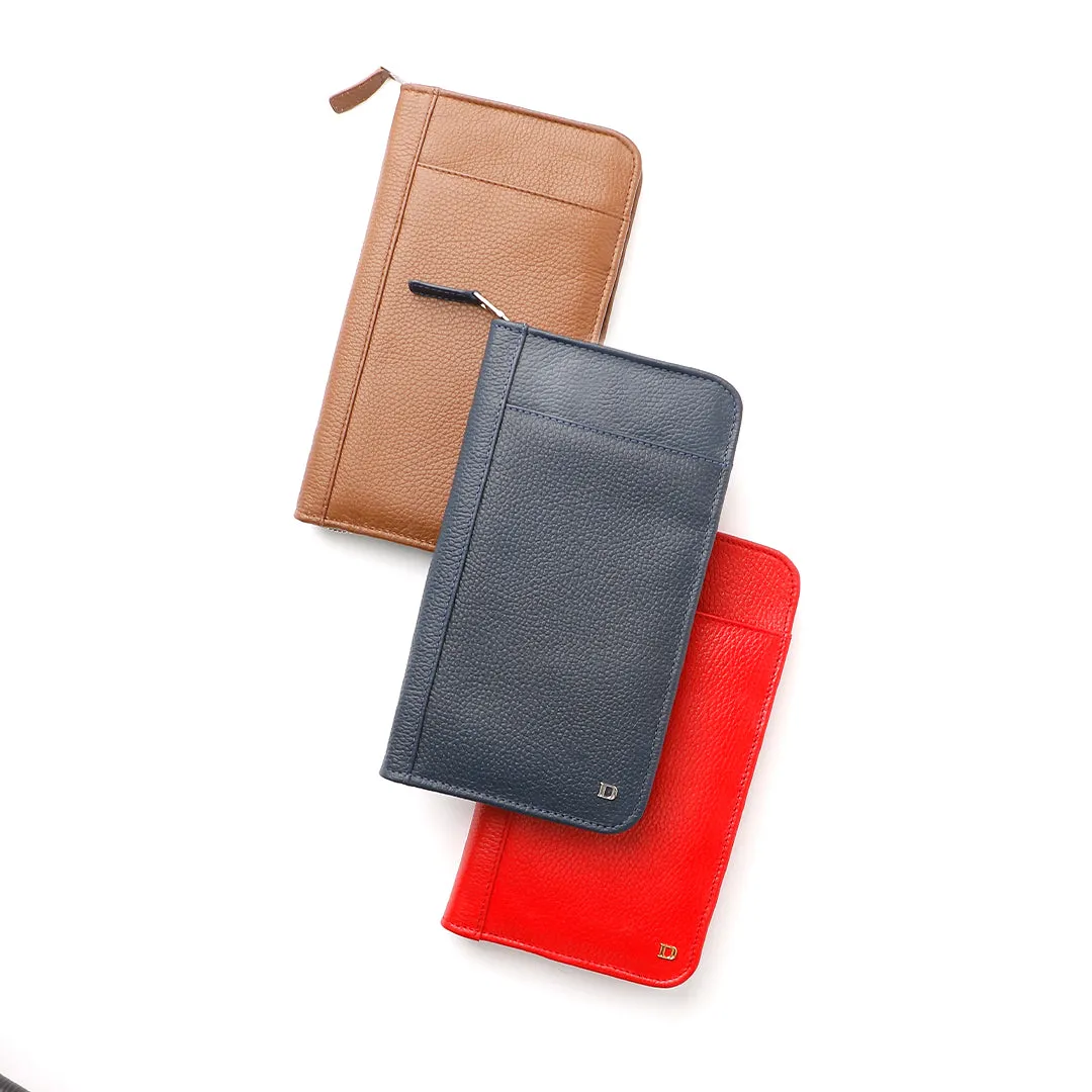 Alfaro Document Holder - Pebble Brown