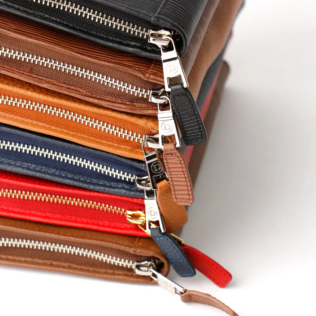 Alfaro Document Holder - Pebble Brown