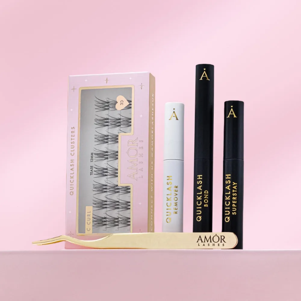 Amor Lashes QuickLash 14mm 5 Piece Starter Kit