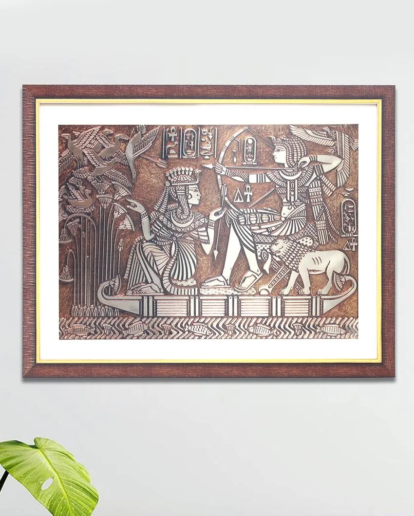 Ankhesenamun King Wall Painting | 26 X 19 inches