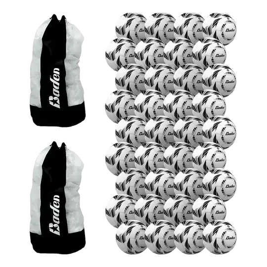 Baden Z-Series Club Soccer Ball Kit 36-pack with 2 Vented Carry Bag