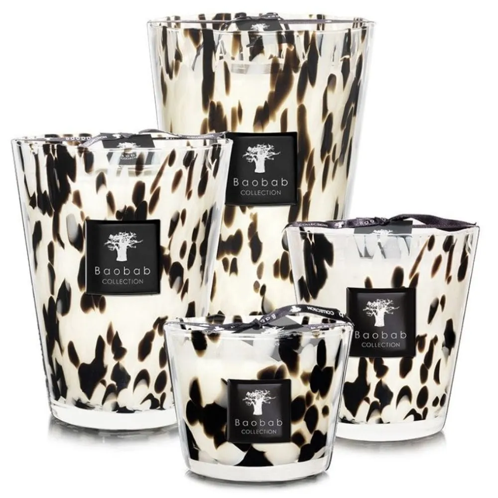 Baobab Collection Max 10 Pearls Black Candle