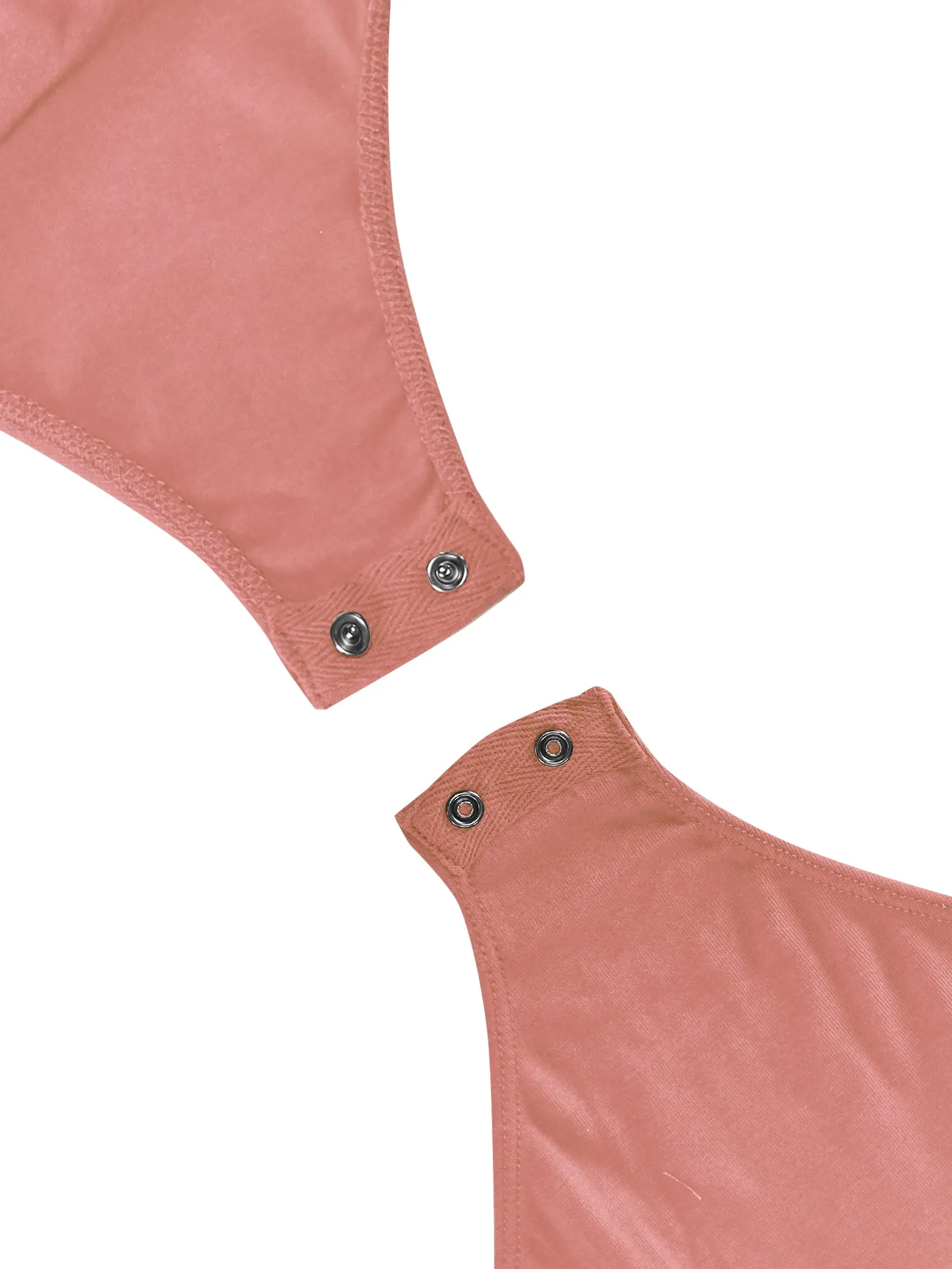 Basic Solid Sleeveless V-neck Stretchy Bodysuit Top ( FWT1011 ) - NEW COLORS !