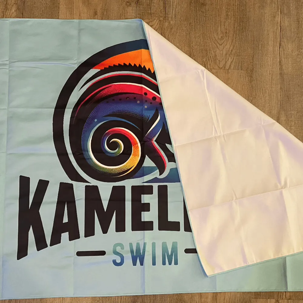 Beach Towel and Tie Carry Pouch Non-color changing