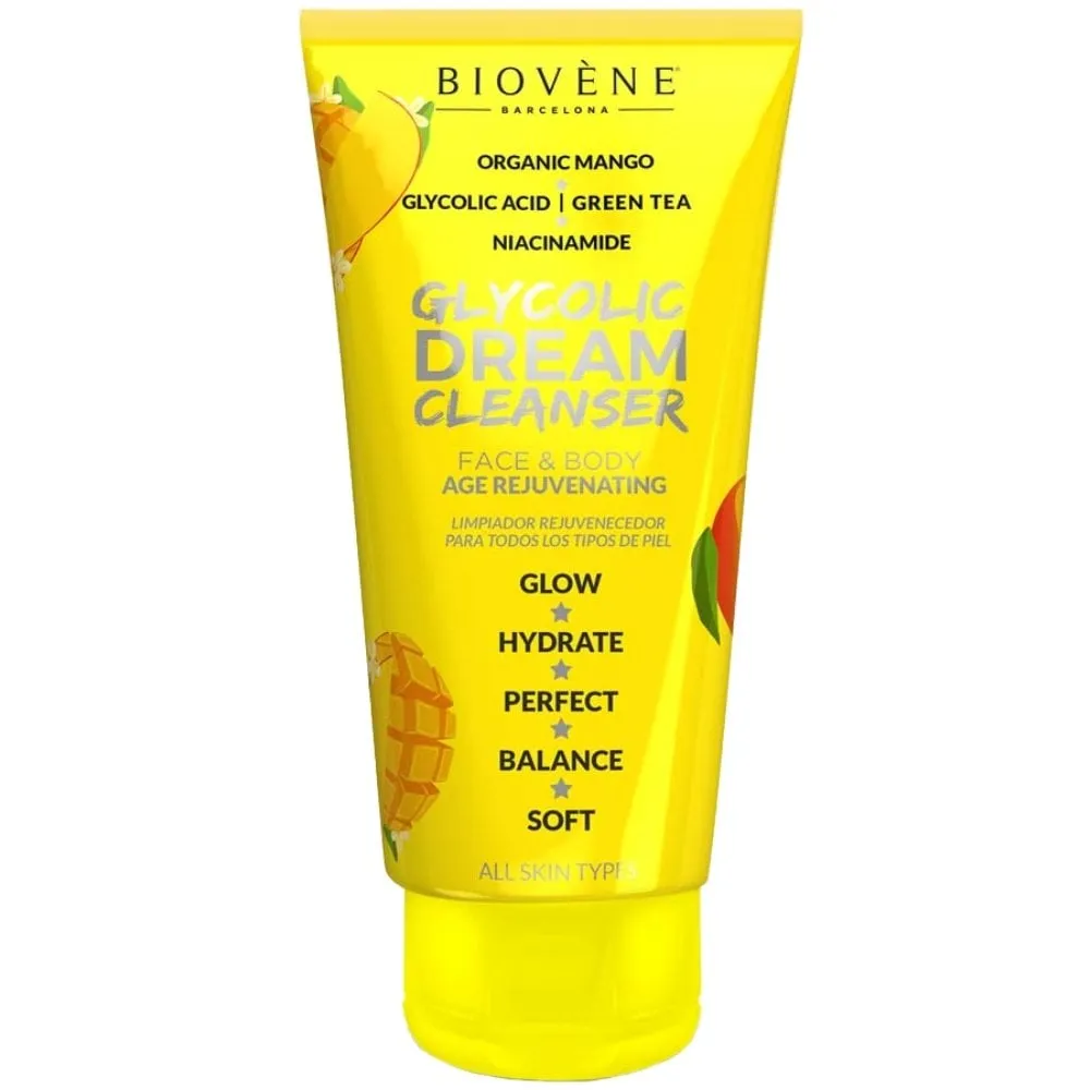 Biovene Glycolic Dream Glycolic Acid Rejuvenating Cleanser 200ml