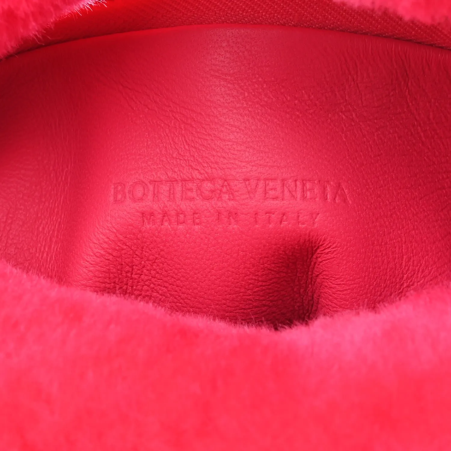 BOTTEGA VENETA MINI JODIE SHEARLING HANDBAG