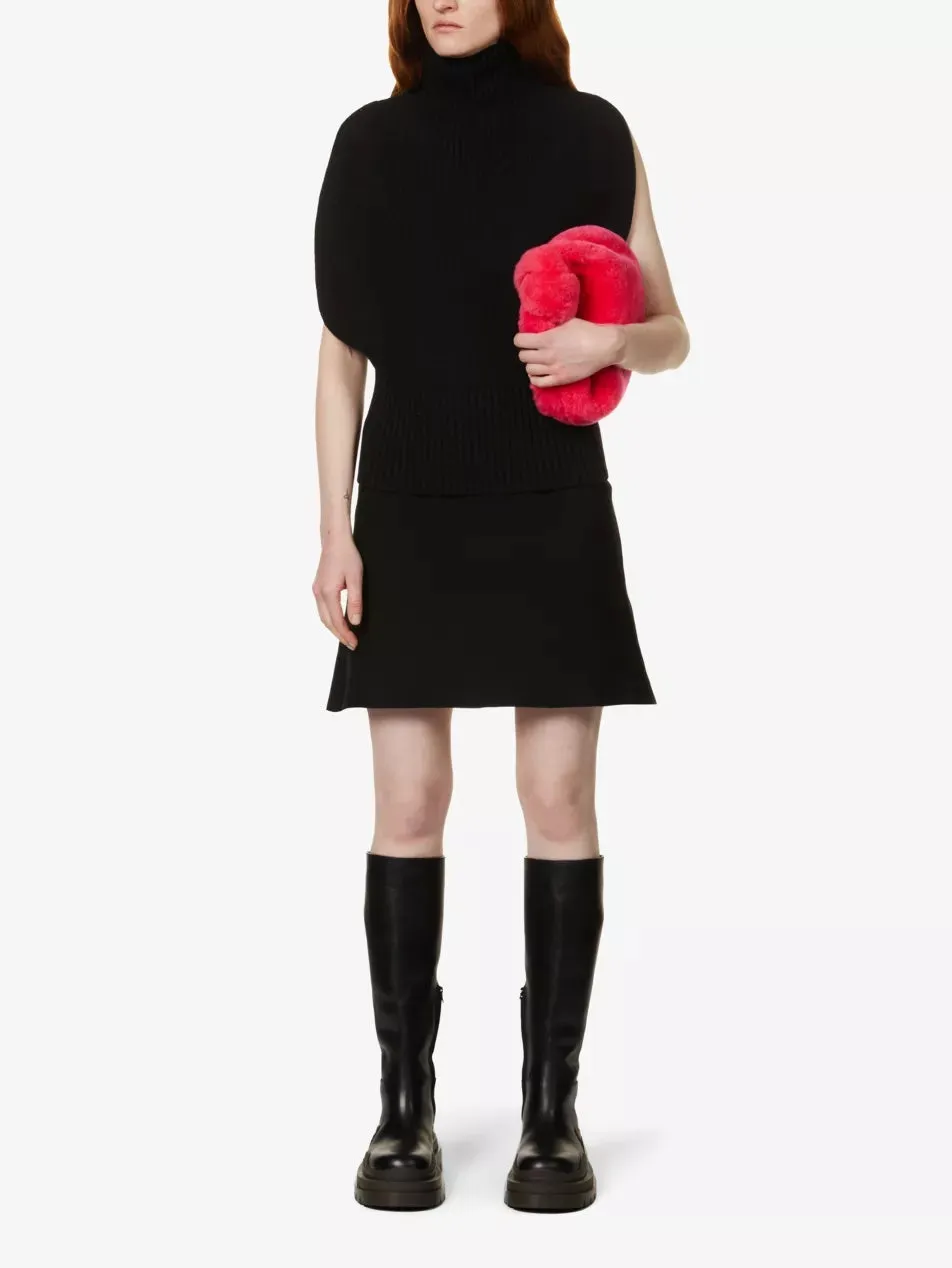 BOTTEGA VENETA MINI JODIE SHEARLING HANDBAG