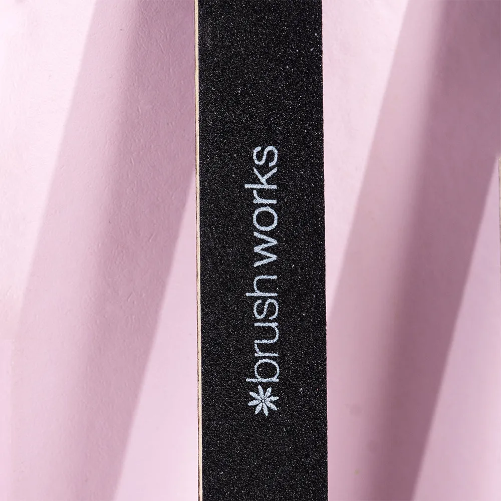 Brushworks Professional Nail Files Pack of 2