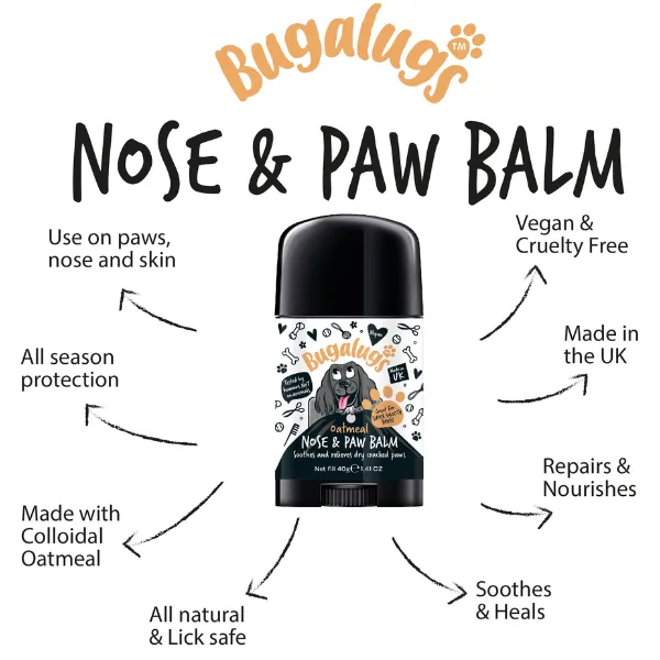 Bugalugs Oatmeal Nose & Paw Balm