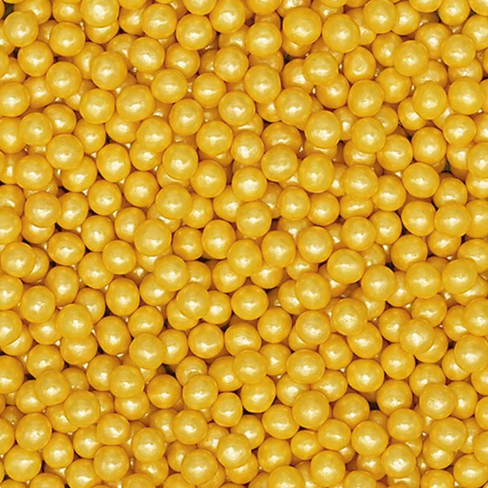 Bulk Pack Gold & Silver Sprinkles - Non Dairy Vegan Sprinkles For Cake