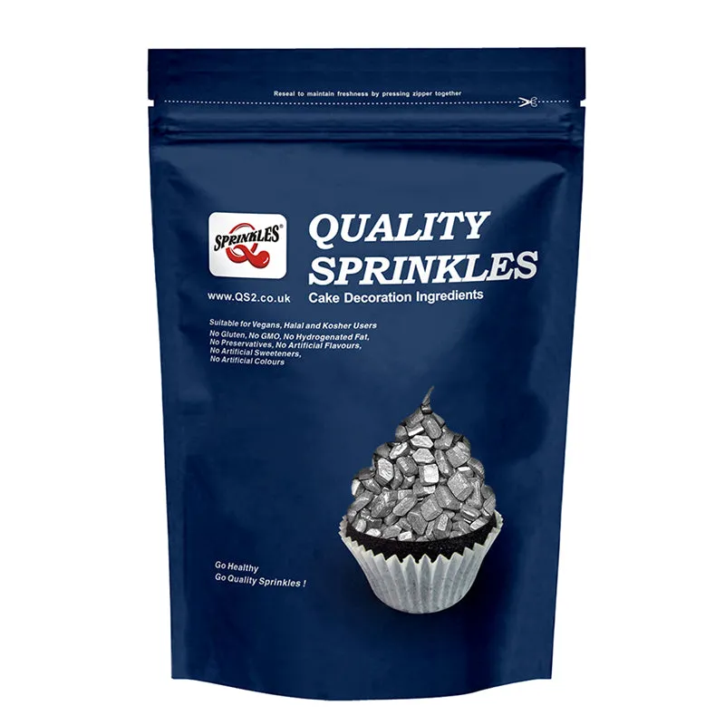 Bulk Pack Gold & Silver Sprinkles - Non Dairy Vegan Sprinkles For Cake