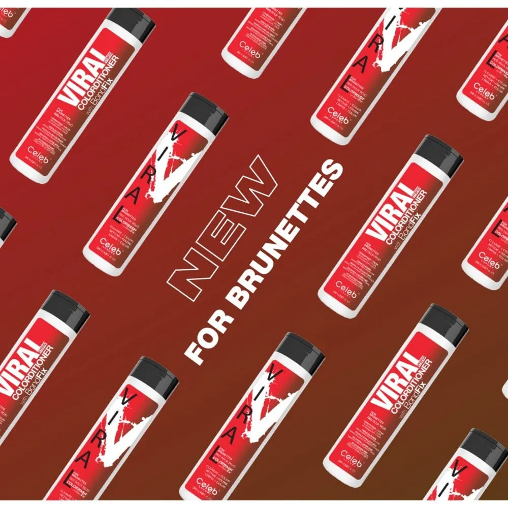 Celeb Luxury Viral Red Brunette Colourditioner with Bond Fix 244ml