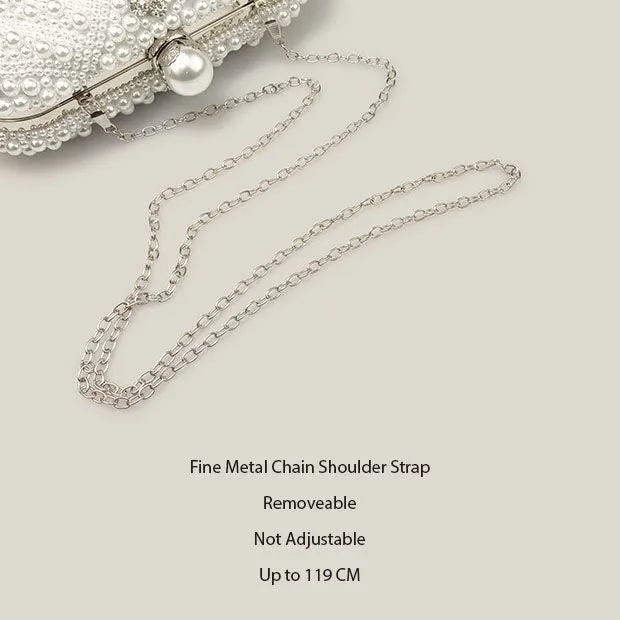 Celebrity Diamond Pearl High-End French Clutch Bag