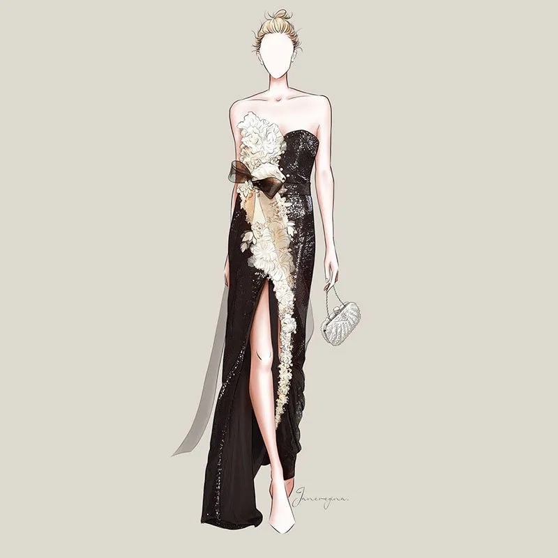 Celebrity Diamond Pearl High-End French Clutch Bag