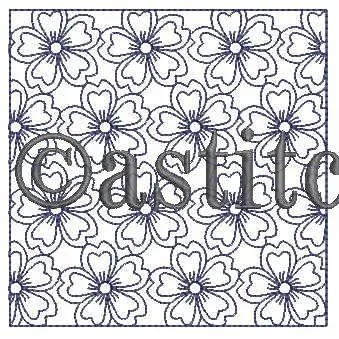 Cherry Blossom Sashiko Tote Bag and Quilt Blocks