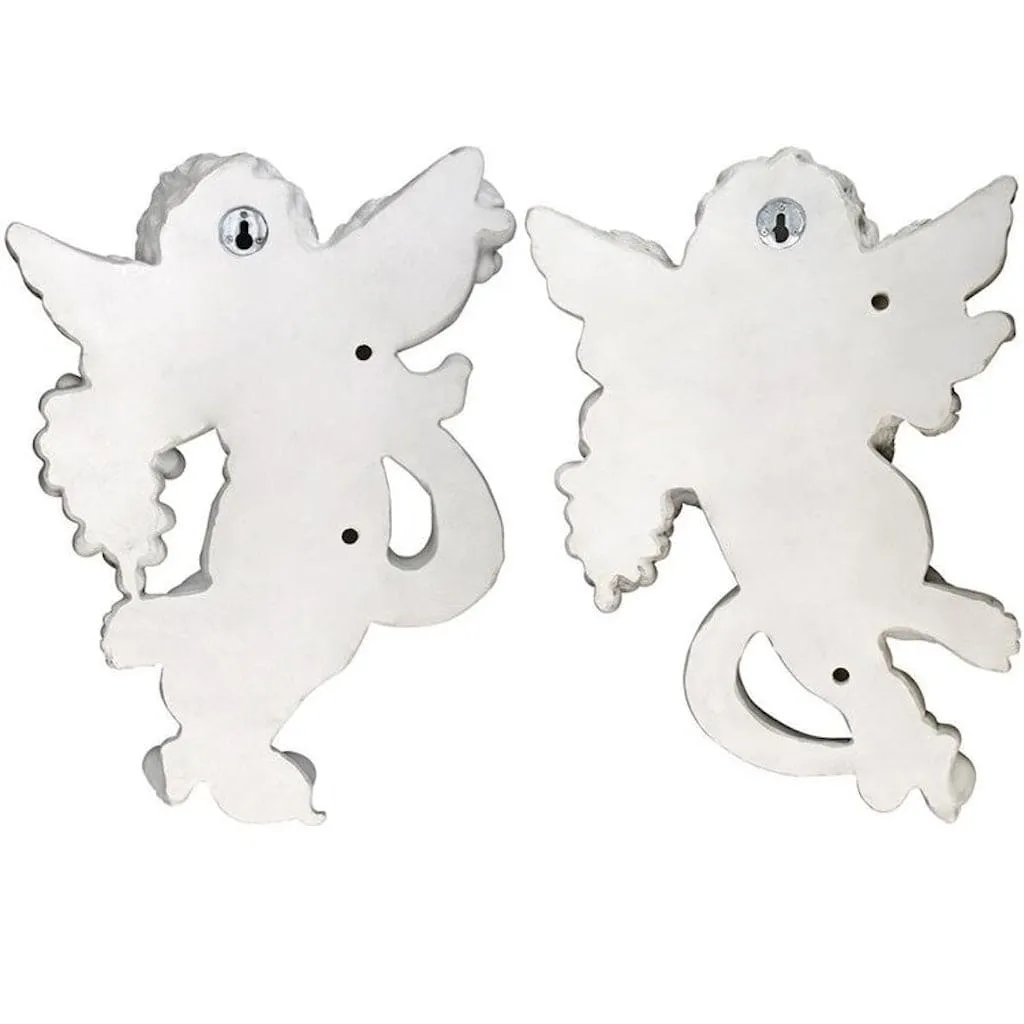 Cherub's Harvest Angel Wall Sculpture Set by Design Toscano