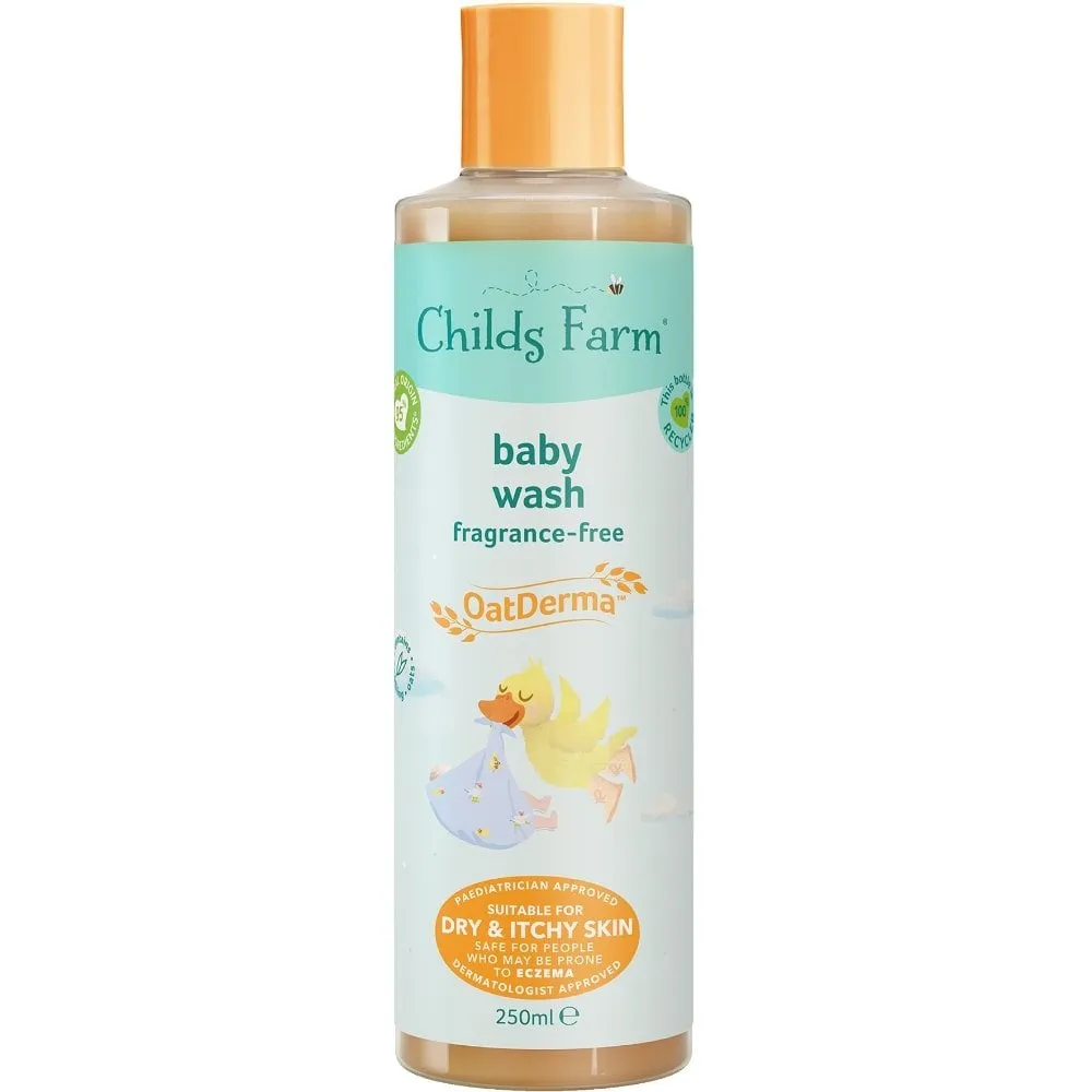 Childs Farm Fragrance Free Baby Oat Derma Wash 250ml