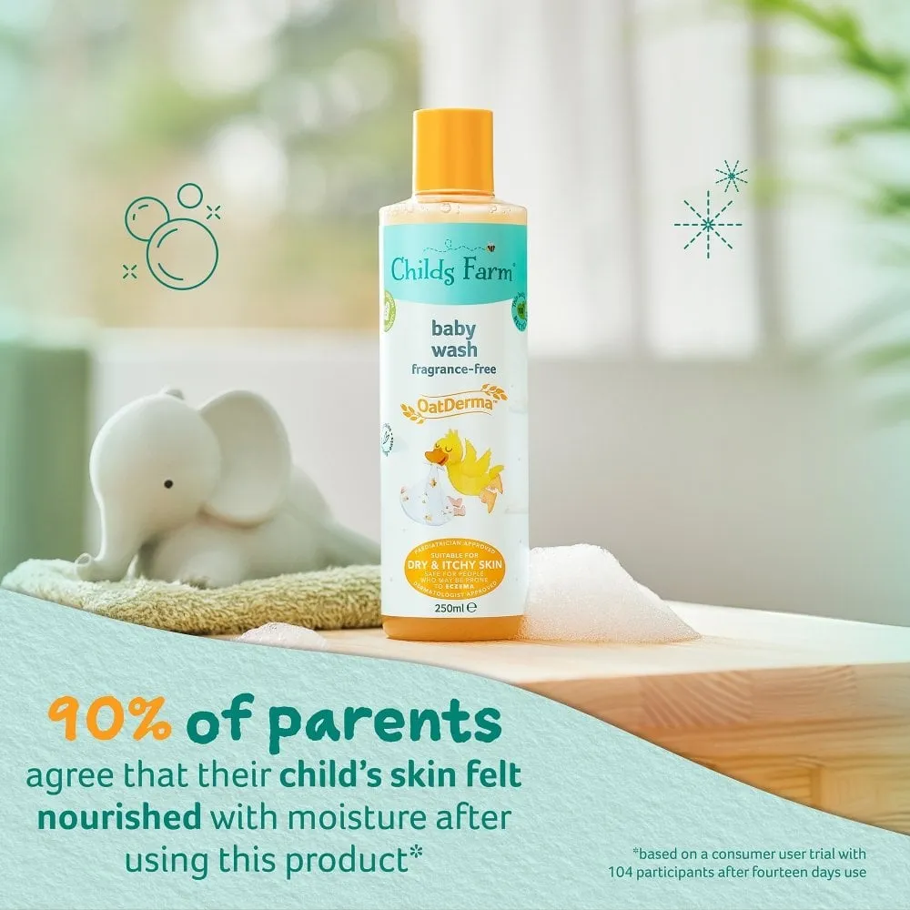 Childs Farm Fragrance Free Baby Oat Derma Wash 250ml