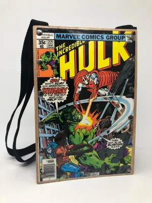 Clearance Corner Vintage Comic Book Purse - The Incredible Hulk March 1977