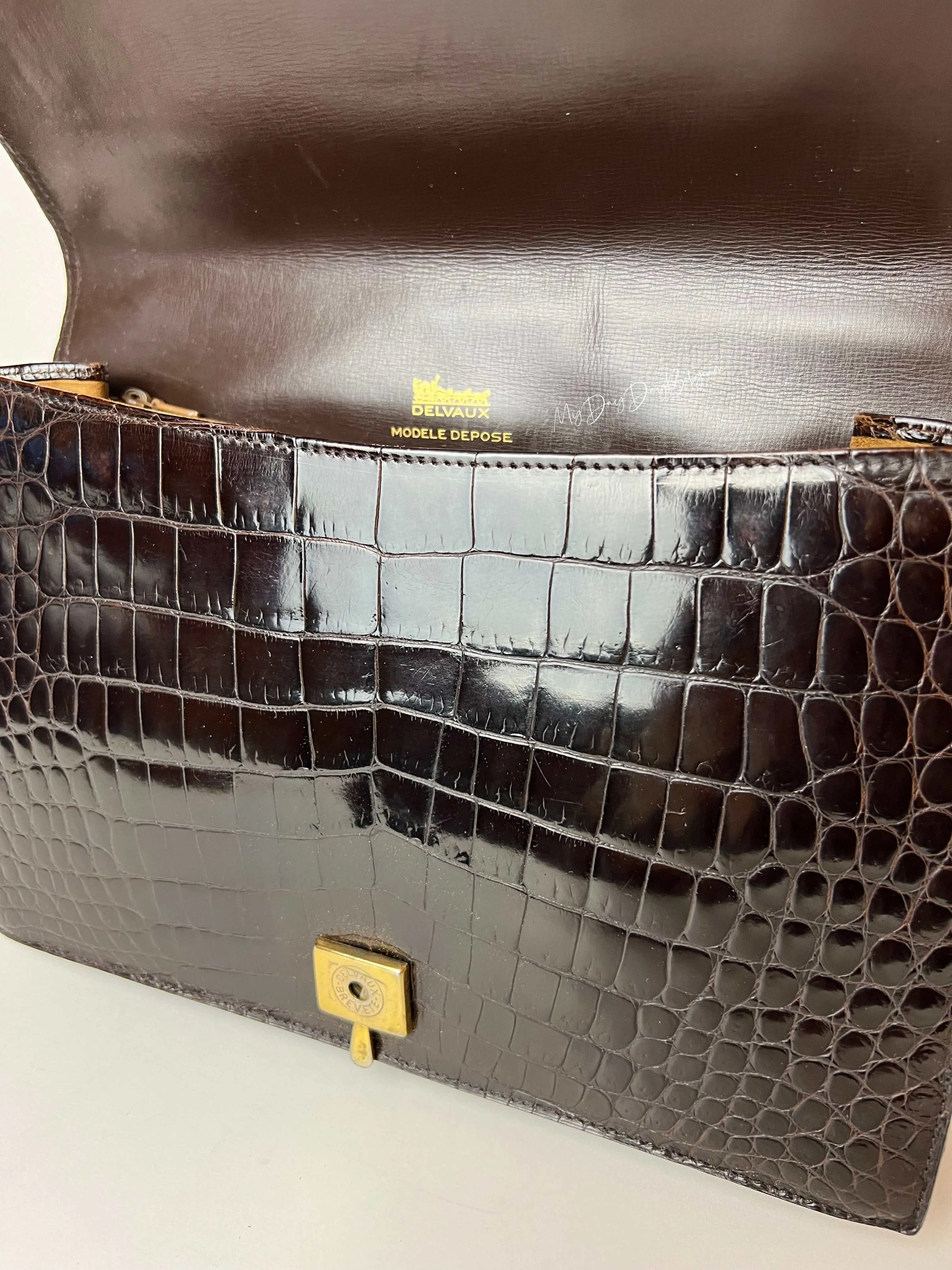 Delvaux vintage handbag 1973