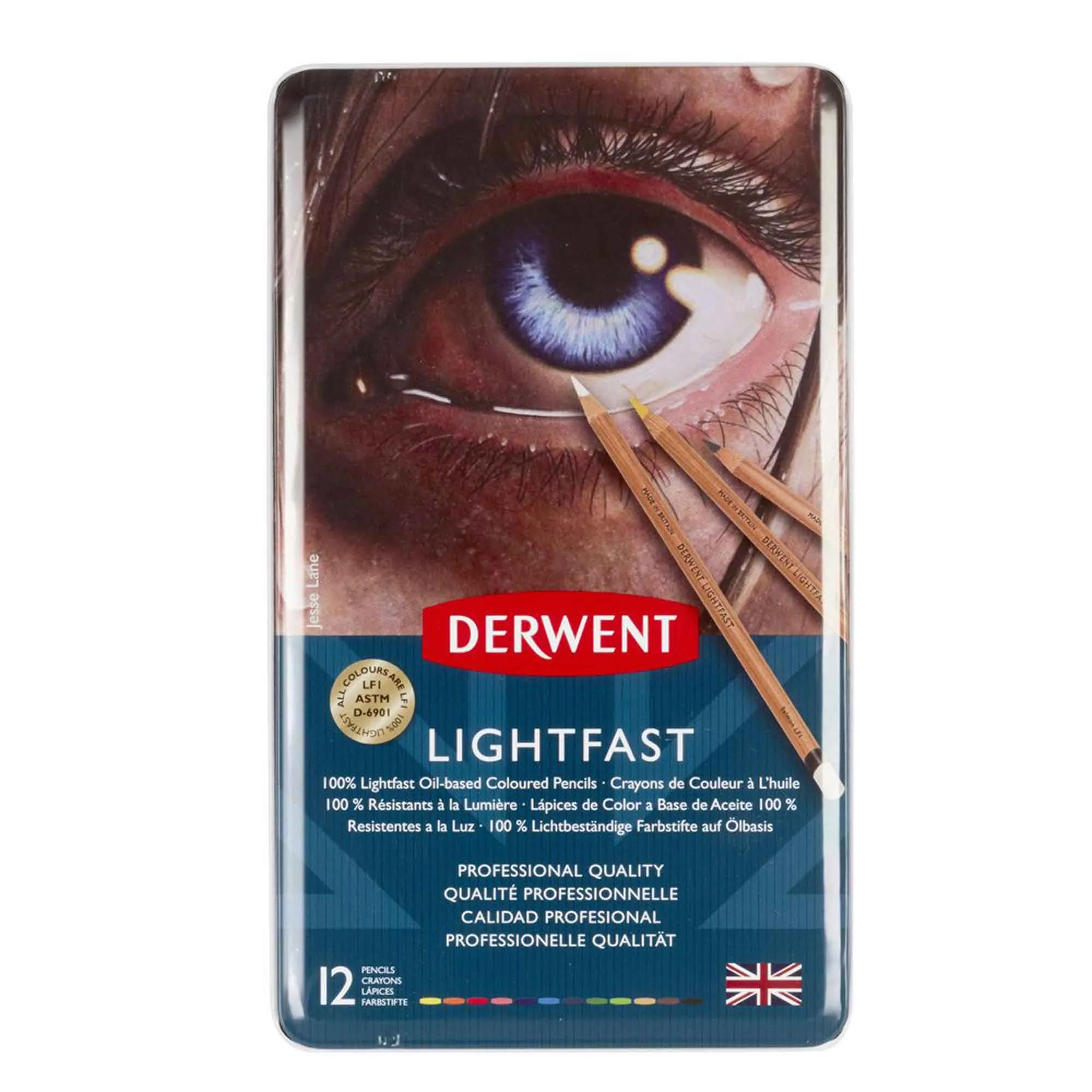 Derwent Lightfast Coloured Pencils - Set of 12