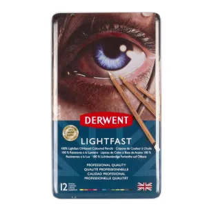 Derwent Lightfast Coloured Pencils - Set of 12