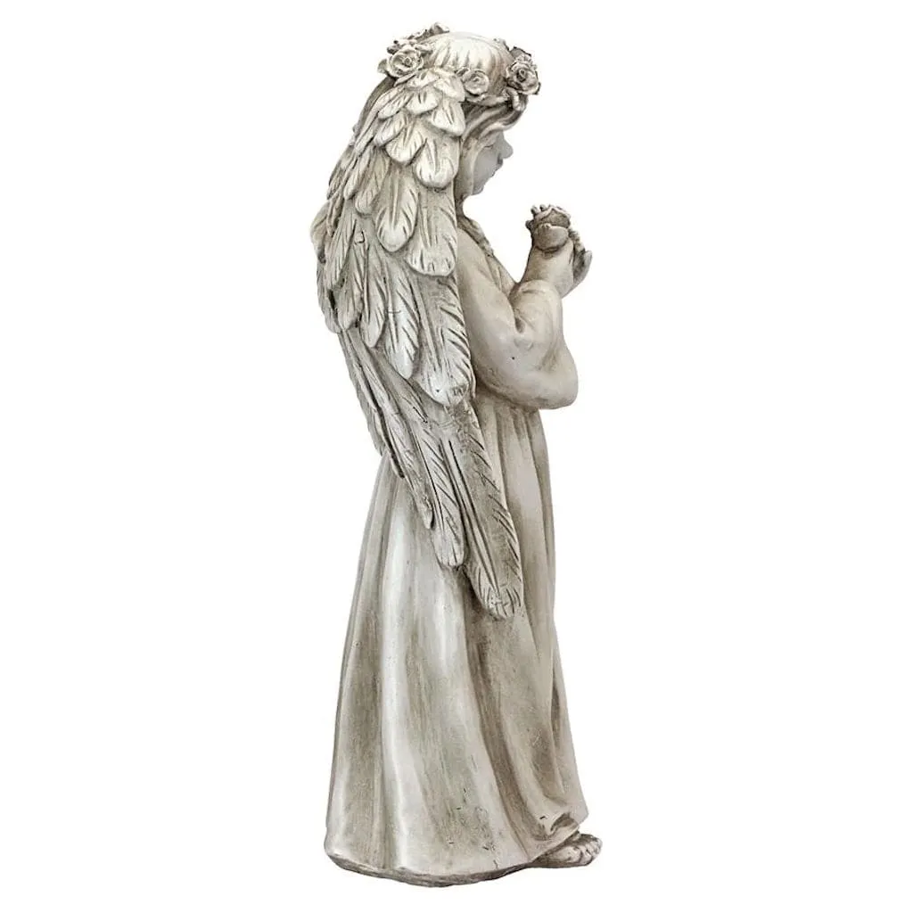 Divine Messenger Memorial Garden Angel Statue by Design Toscano