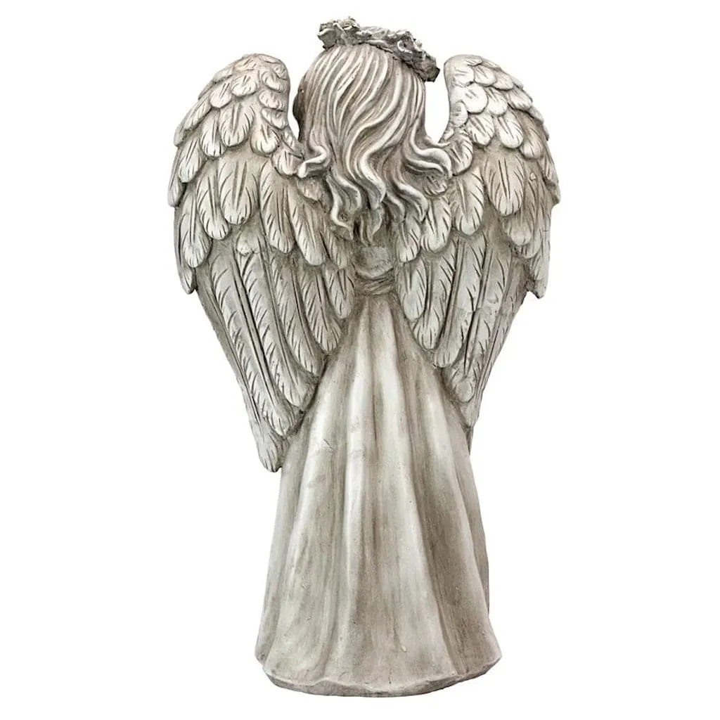 Divine Messenger Memorial Garden Angel Statue by Design Toscano