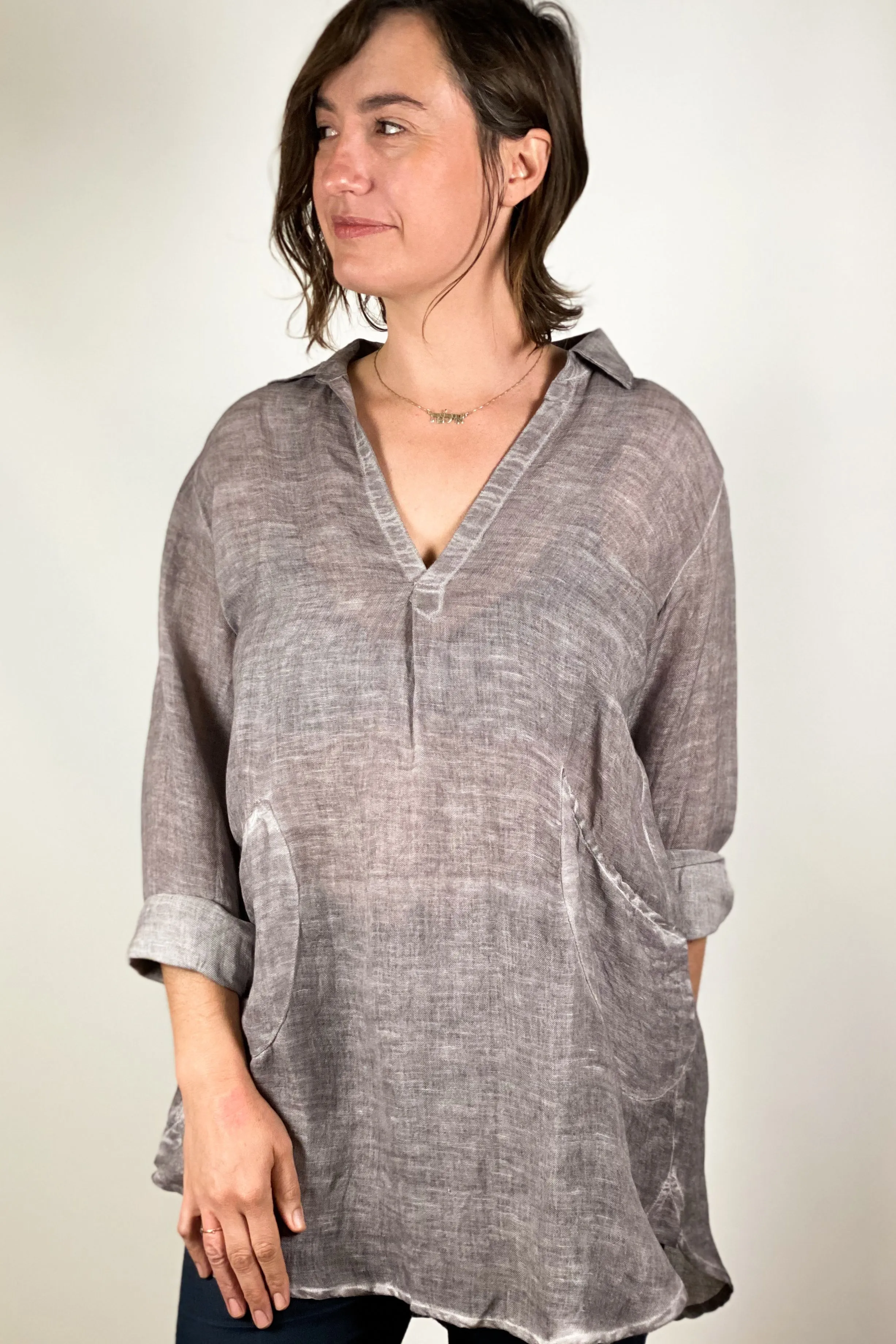 Dolma Lightweight Linen Top