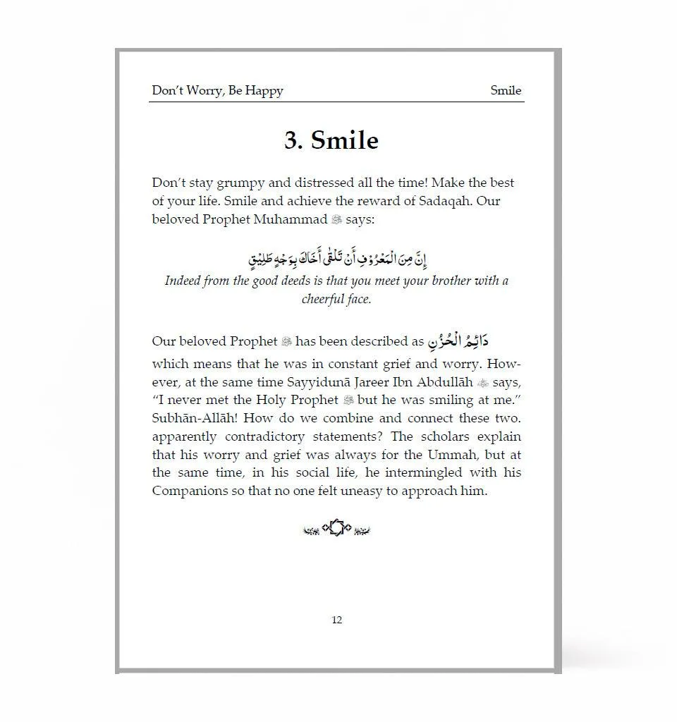 Don’t Worry, Be Happy – by Shaykh Mufti Saiful Islam