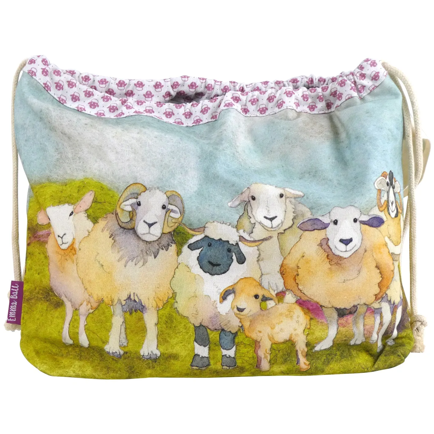 Drawstring Bag by Emma Ball