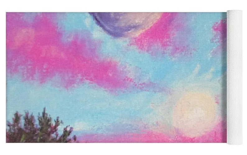 Drifting in Sunsets ~ Yoga Mat