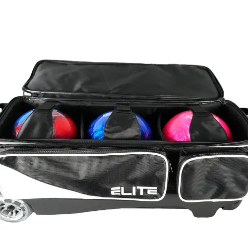 ELITE Deluxe Triple Roller Bowling Bag