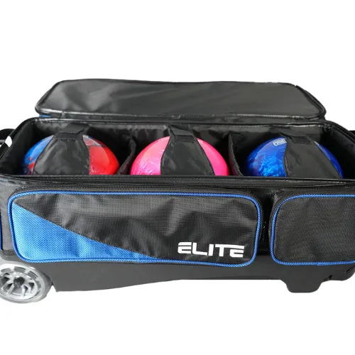 ELITE Deluxe Triple Roller Bowling Bag