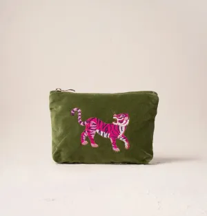 Elizabeth Scarlett Wild Tiger Mini Pouch