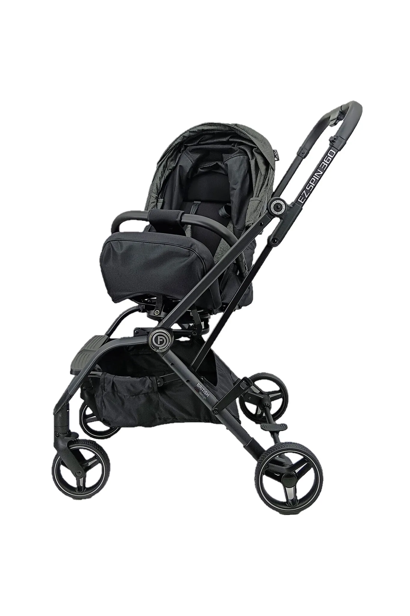 Fairworld Ez Spin 360 Stroller-Dark Grey