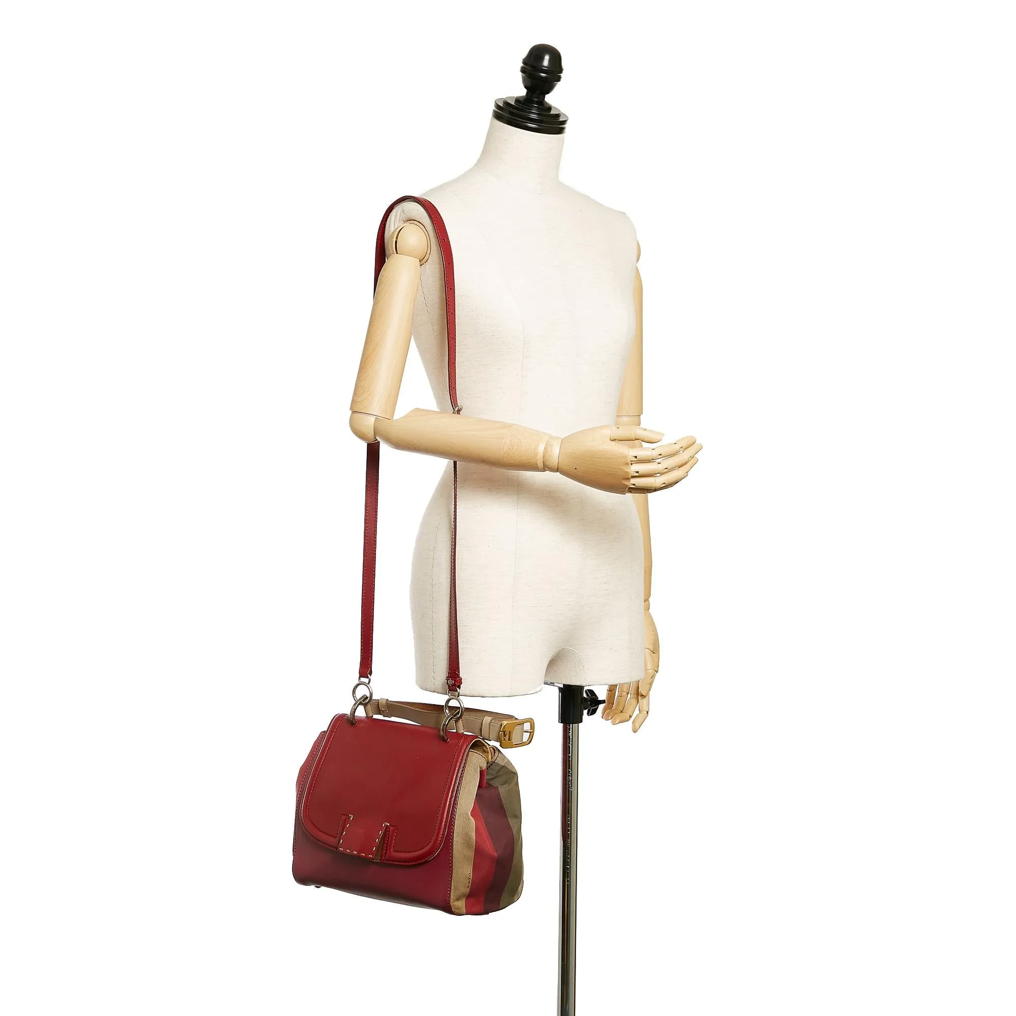 Fendi Silvana Leather Satchel (SHG-37729)